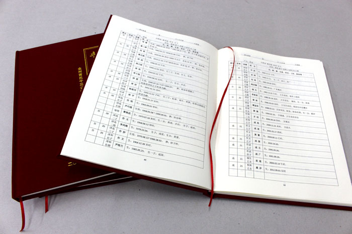 全州黃氏五修族譜印刷選定在長沙印刷廠日大彩印，就等出貨啦！