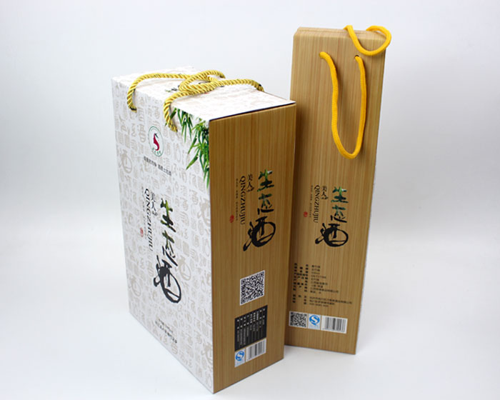 個(gè)性禮盒包裝讓“竹筒酒”身價(jià)倍增，長(zhǎng)沙包裝印刷廠再為桃江特產(chǎn)定制包裝